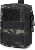 Tactical Molle Pouch Waist Fanny Pack Mobile Phone Pouch Multi-Purpose Utility Tool Pouch Carabiner Hunting Accessories(BCP)