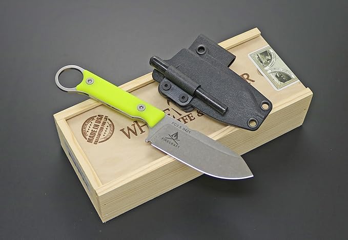 White River Knives Firecraft 3.5 Pro Fixed Blade Knife 3.5 Drop Point CPM...