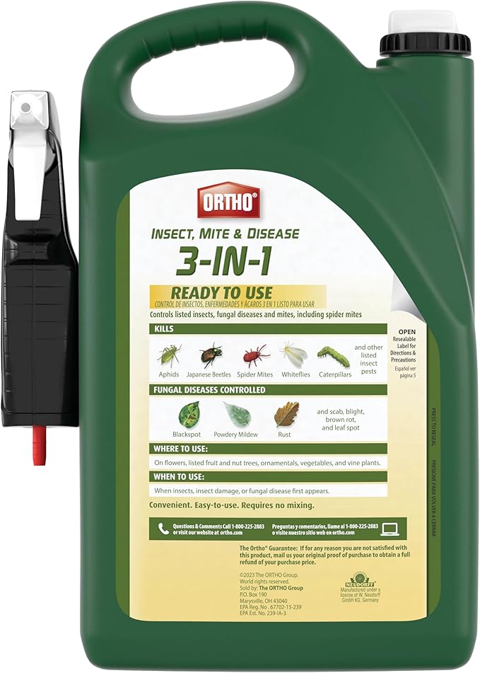 Ortho Insect Mite &amp Disease 3-in-1 Ready-To-Use 1 gal.