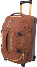 Eddie Bauer Expedition Rolling Duffel Bag with Wheels | Travel | Carry-On | Luggage | Rugged | Durable - Rust 22