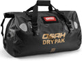 OSAH DRYPAK Waterproof Duffel Bag - Motorcycle Dry Bag Tail Bag with Large Storage Space Waterproof Luggage Duffle Bags with Outer Mesh Zipper Pocket for Camping Kayaking Fishing &amp Traveling