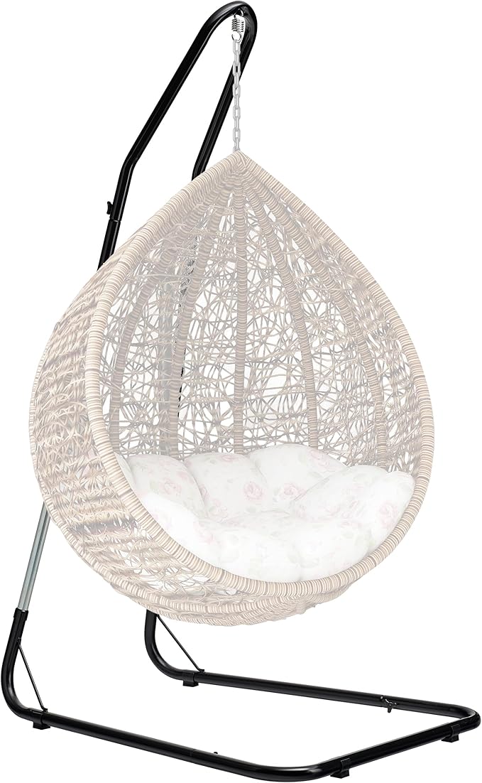 Sorbus Durable Hammock Chair Stand Hanging Chair Stand- Heavy Duty Steel Sensory Swing Stand- Weather &amp Rust Resistant- Adjustable Portable Stand 330lbs for TreeLoungerAir PorchIndoor/OutdoorP