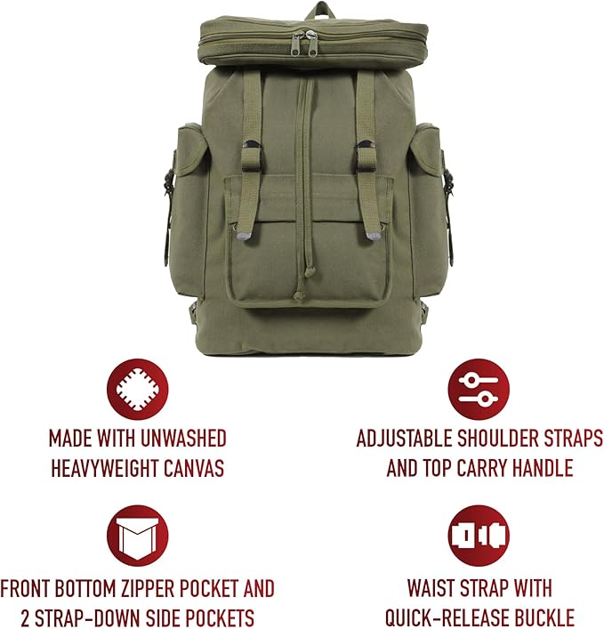 Rothco Canvas European Rucksack