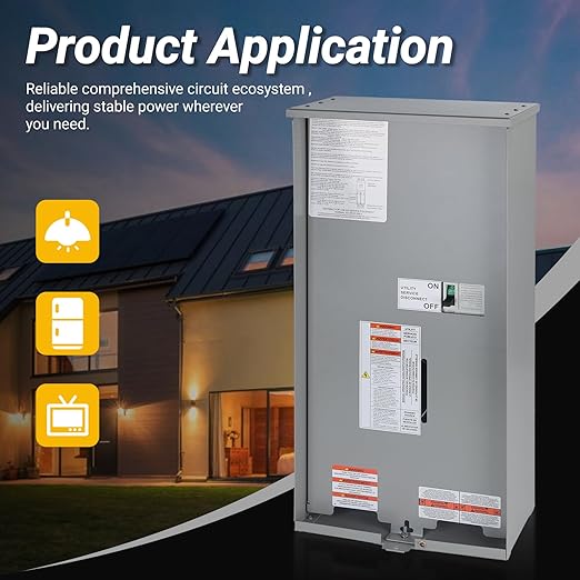 Universal 200A Automatic Transfer Switch with Power ManagementReplacement for Generac RXSW200A3. Features a Rugged NEMA 3R Aluminum Enclosure for Outdoor use.
