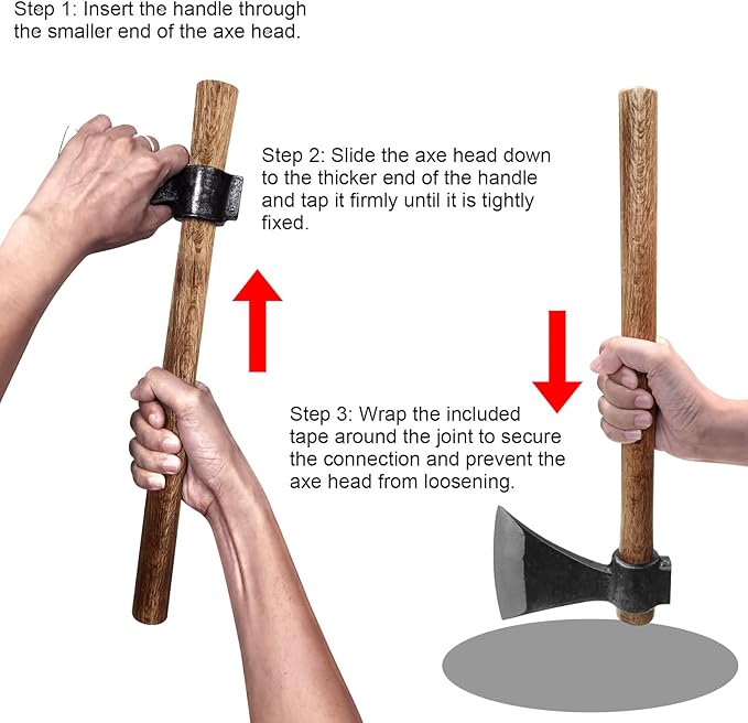 16.5 Throwing Axe Throwing Axes and Tomahawks with High Carbon Steel &amp Beech Wood Handle Well Balanced Great for Axe Throwing Game Recreationb and Competition
