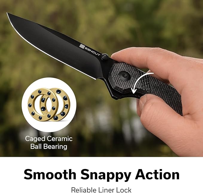 SENCUT Skarnax Bundles with Aetheris Pocket Knife