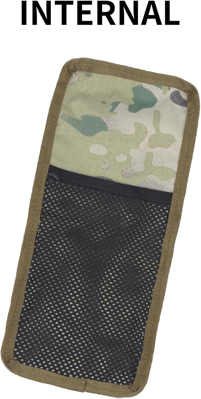 Tactical Hydration Pouch Without Inner Bladder Laser Cut MOLLE Hydration Pouch for Vest Backpack Hunting Climbing