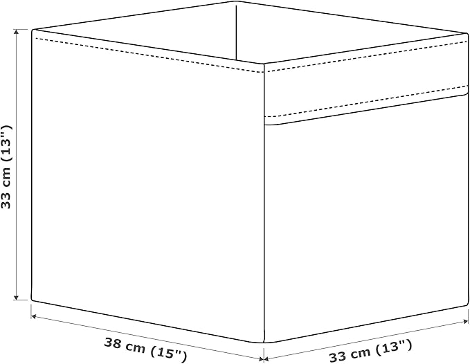 IKEA Drona Box (Dark Gray 3 Pack (L:15 x W:13 x H:13))
