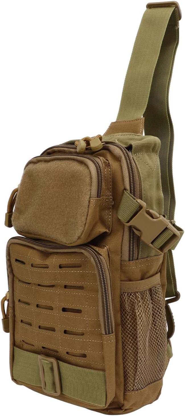 Outdoor Chest Sling BagPack for Camping TravelingWaterproofMultifunction