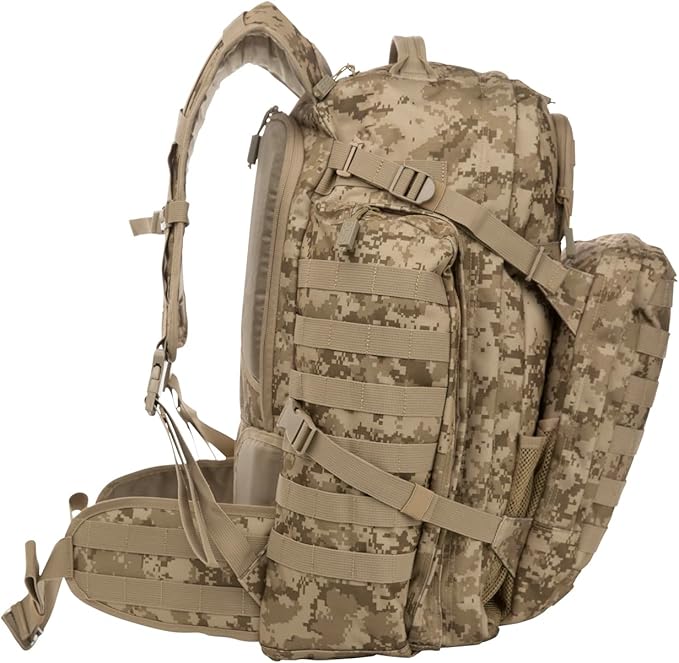 SOG Tools and Knives Internal Frame Tactical Multi Day Overnight Travel and Work Backpack Digital Camo One Size