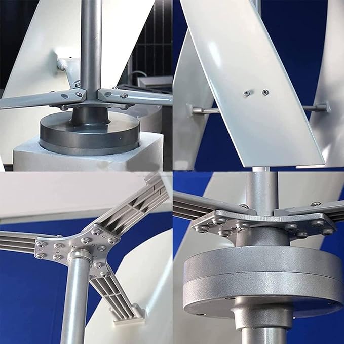 Wind Turbine Generator Kit3000W Magnetic Levitation Upright Wind Turbine 12V 24V 48V 220V with Waterproof Charge Controller Electricity Producer Equipment for Home RV Roof 48V