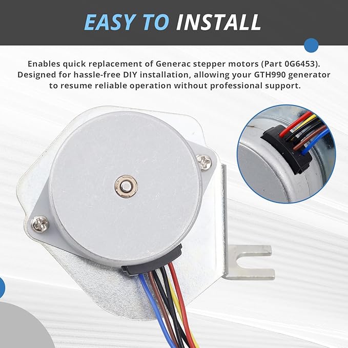 0G6454 Stepper Motor Governor Controller Assembly Compatible with Generac Guardian GTH990 HSB GTH999 (990 992 999 Series) Air Cooled Generator