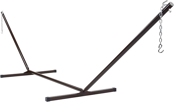 Metal Tri Beam Hammock Stand - 13ft (Mocha)