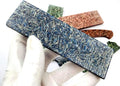 Blank Material For Blade Handle Scales 2pcs DIY Hand Carved Decorative Folding Knife Slingshot(Blue135x40x8mm)