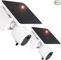 4W Solar Panel Charging Mount for Arlo Essential 2K (2nd Gen)Essential XLEssential SpotlightArlo Pro 6/6 XLPro 4/3/2Pro 5S 2KUltra 2UltraIP67 Weatherproof Continuously for 365 Days-2Pack