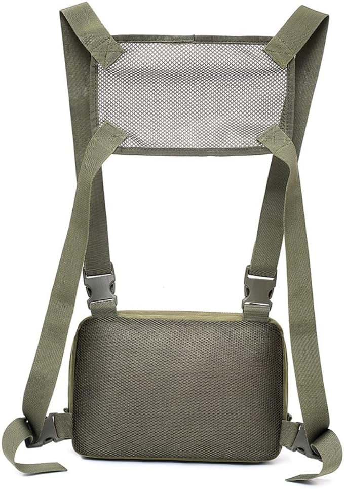 Multifunctional Chest Bag Adjustable Sling Pack for Outdoor Activities