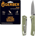 Gerber Gear Zilch Pocket Knife with 3.1 Plain Edge Blade Folding Knife with Clip Lightweight EDC Gear and Equipment