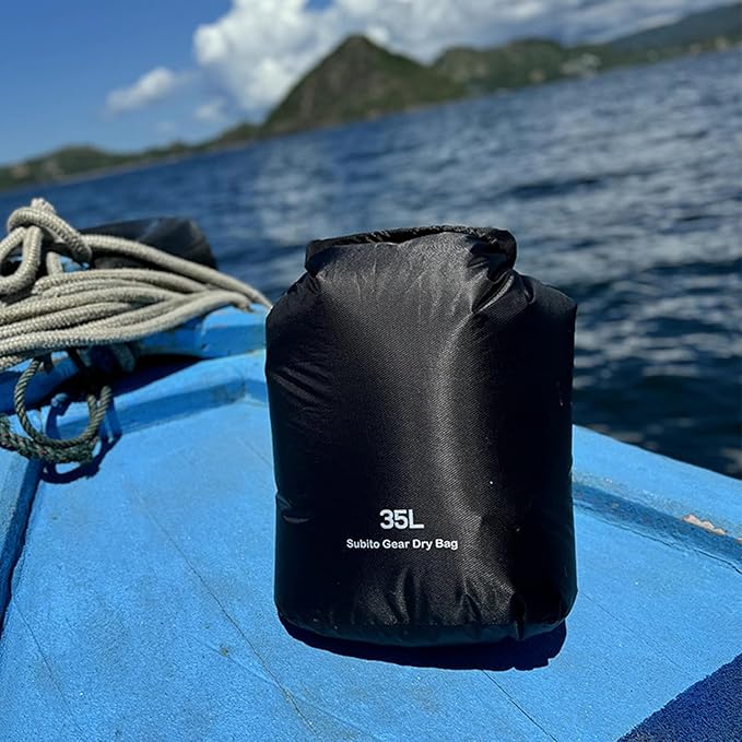 Ultralight Dry Sack Set Lightweight Roll Bag Compression Bag Set for Travelling Outdoor and Camping (3L+5L+12L+20L+35L)