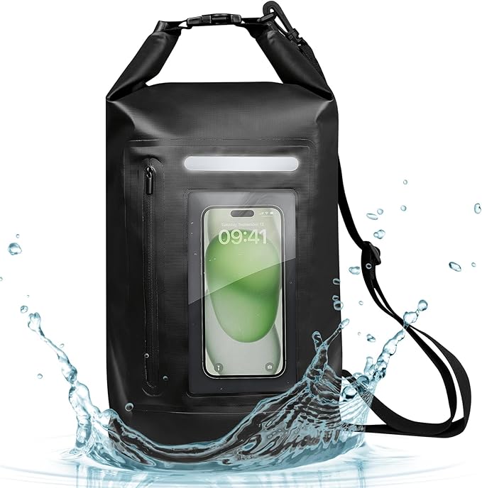 Faraday Dry Bag-15L/420D Signal Blocking Backpack - Protects Electronics from Spying &amp Hacking- Blocks RFID WiFi Bluetooth NFC Cellular GPS EMF