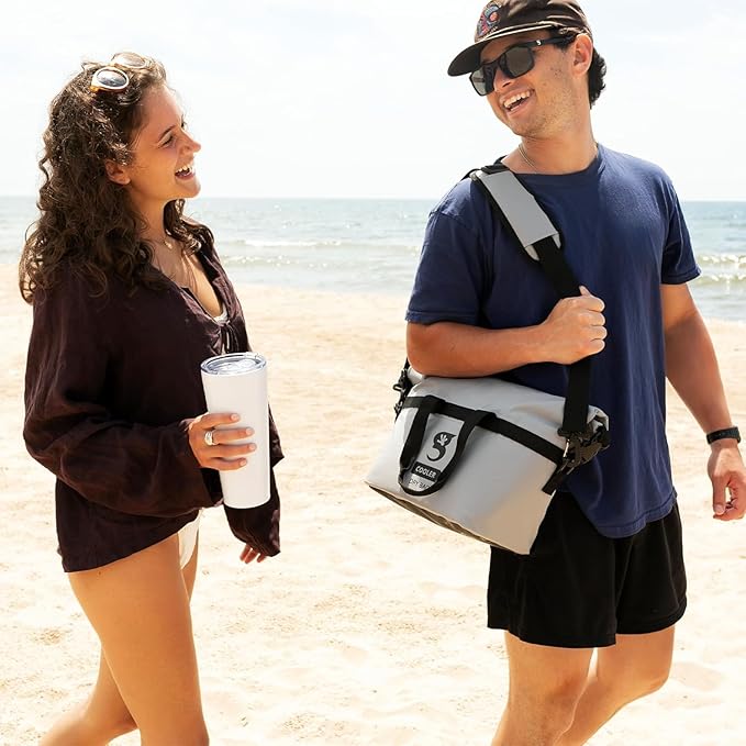 geckobrands Tote Dry Bag Cooler – Insulated 6L Tote with Versatile Storage for Beach &amp Outdoor Adventures