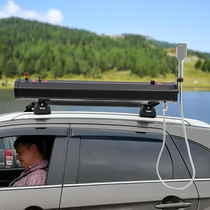 18L/20L/30L Outside Shower Water Tank Portable Car Roof Rack Water Tank for Camping Bathing18L
