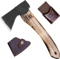 VikingSmithy Axes and Hatchets with Sheath - Wood Splitting Axe and Chopping Hatchet for Camping Survival and Gardening - Premium Bushcraft Axe