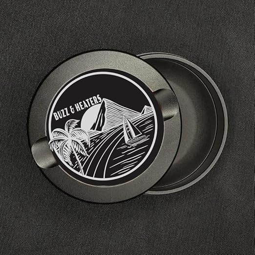 Buzz &amp Heaters Metal Container for Zyn | Metal Holder for Zyn |Metal Can for Zyn | Metal Cases for Zyn Holder | Metal Pouch Cans for Zyn | Offshore Beach &amp Sailboat Anodized