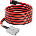 ELFCULB 10AWG 10FT Battery Quick Connect/Disconnect to Anderson Extension Cable Anderson SB50-PP45 Amp Connector Cable for Solar Portable Gennerator Battery Power Transfer