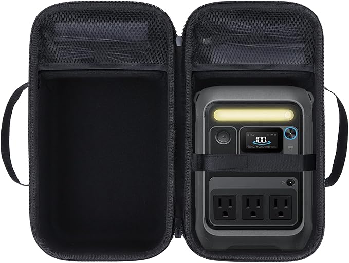 Case Compatible with Anker Portable Power Station SOLIX C300 288Wh LiFePO4 Battery 300W (600W Surge) Solar Generator