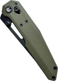 HOT KNIVES HK01 3.6 Sandvik 14C28N Steel Blade OD Green G10 Handle Portable Tool for Camping Hiking and Outdoor Use