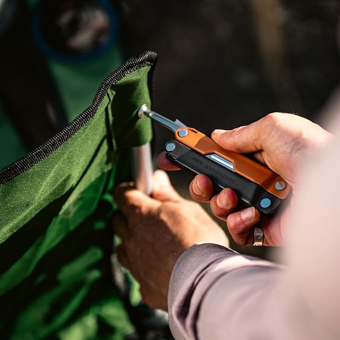 LEATHERMAN Bond 14-in-1 Lightweight Multi-tool for Camping Hiking &amp Everyday Carry (EDC) Made in USA Burnt Sienna