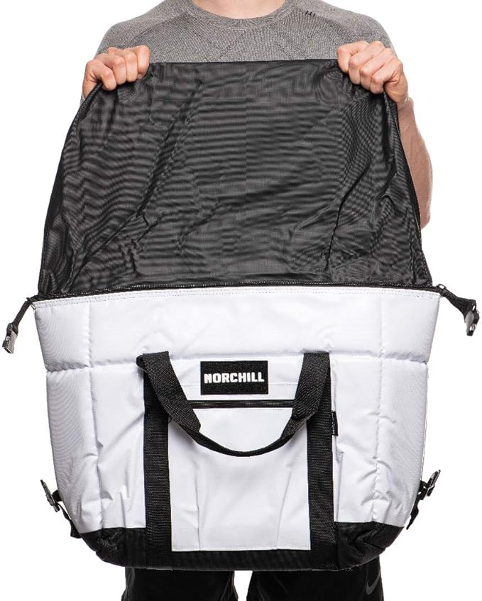 NorChill Soft Coolers 12 Can Insulated Marine Boatbag Soft Sided Cooler White