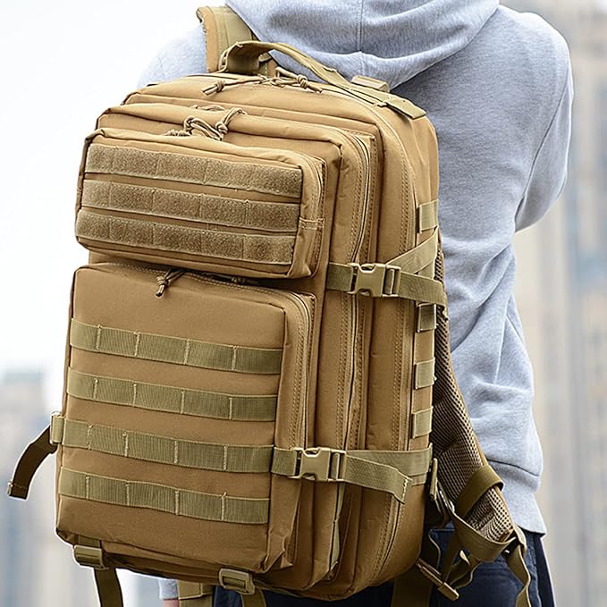 45L Military Backpack Tactica Rucksack Outdoor Assault Pack Hiking Travel Rucksacks