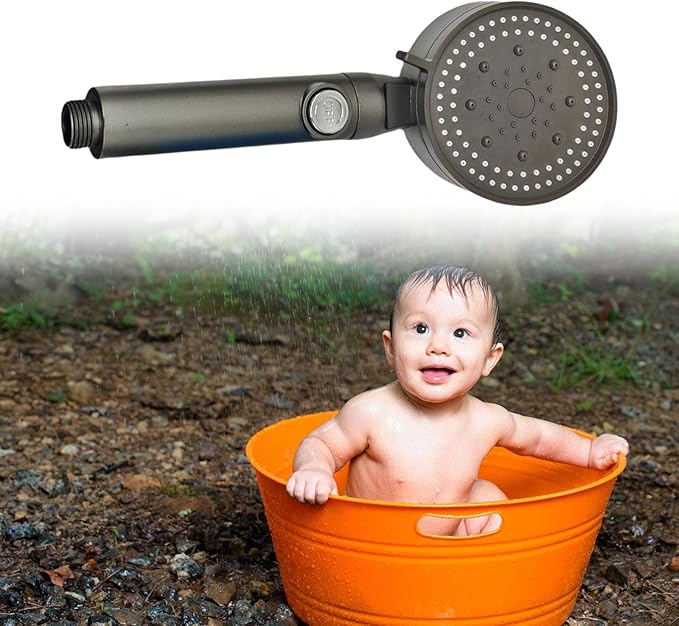 Water Filter Camping Portables Camping Shower Set Folding Bucket Charging Travel Shower Pumps for Hiking Travel