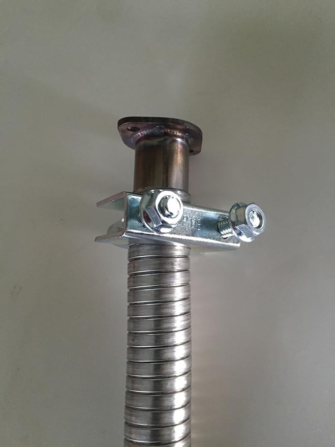 GenExhaust for Champion 3500/3200W &amp 3100/2800W Inverter Generator 1 Exhaust Galvanized Steel Extension 5 Foot Length