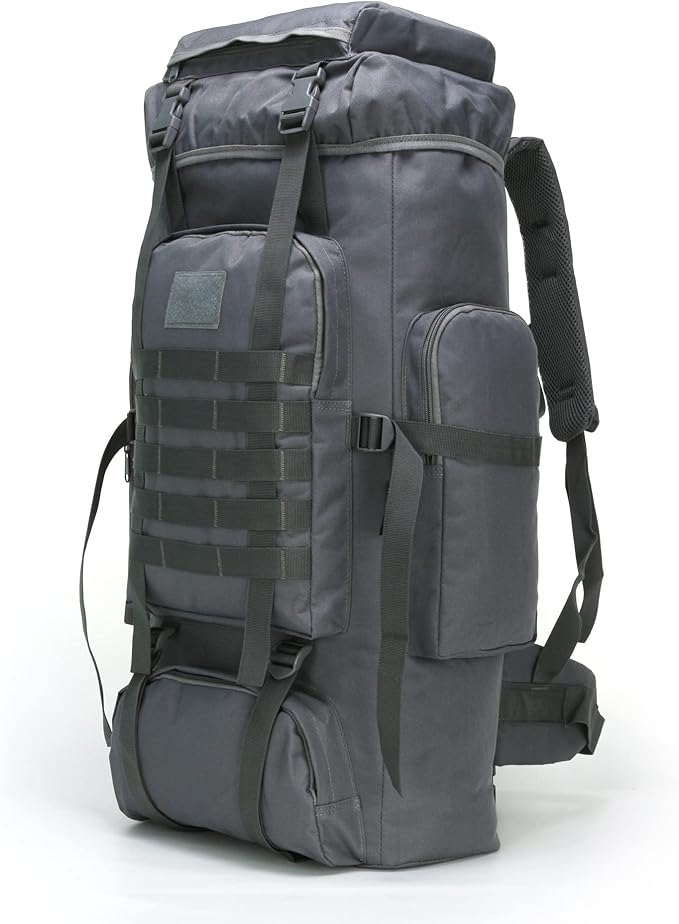 70l Hiking Backpack for Men Waterproof Military Camping Rucksack Travel Daypack