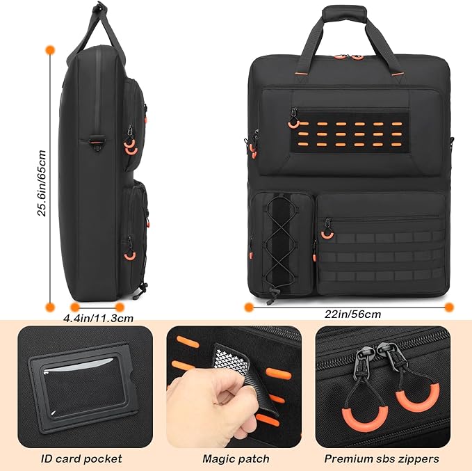 Solar Panel Carrying Case for Jackery SolarSaga 100W 100X 200W Solar Panel Storage Bag with Protective Liner Handle &amp Shoulder Strap for 2 Battery Panels &amp Accessories