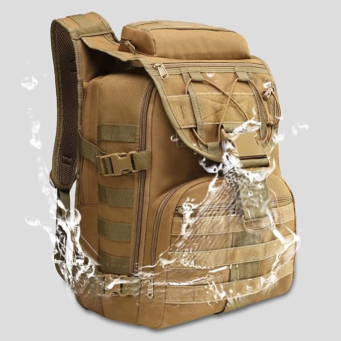 Military Tactical Backpack Army 3 Day Assault Pack Molle Bag Backpacks Hiking Daypacks For Men (Military Green)