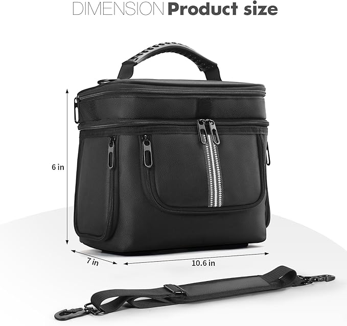 Portable Power Station Carrying Case Bag Compatible with BLUETTI AC2A Power Station Generator Protective Shoulder Bag Storage Cover