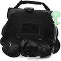 KOMBIUDA Solar Camping Shower Bag Portable Shower with Removable Hose for Outdoor Activities Hiking Beach Lightweight Solar Heated Water Bag