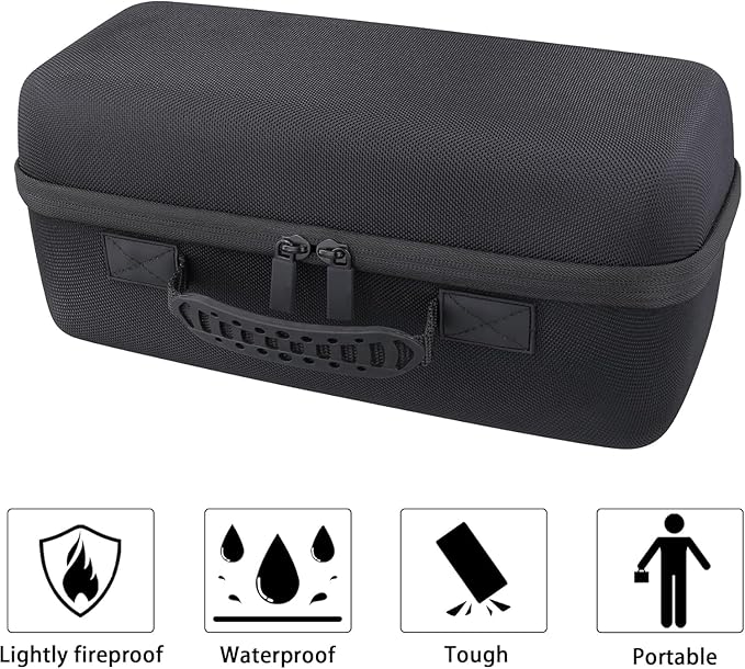co2CREA Hard Travel Case Compatible with Anker SOLIX C300 DC Power Bank Station Outdoor 288Wh 90000mAh Portable Power Station 300W Solar Generator