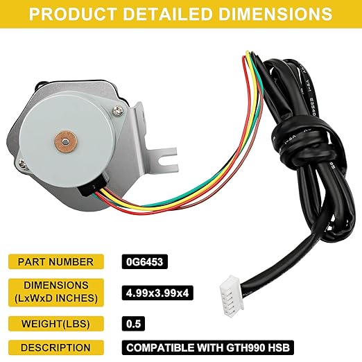 Stepper Motor Assembly 0G6453 for GENERAC Guardian - Compatible with GTH990 HSB - Reliable Replacement Part