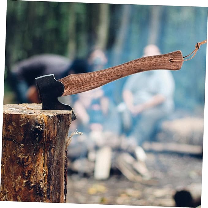 2pcs Wooden Hatchet Handle Ergonomic Grip for Axe Replacement Construction for Camp and Outdoor Use Easy Installation and Comfortable Design