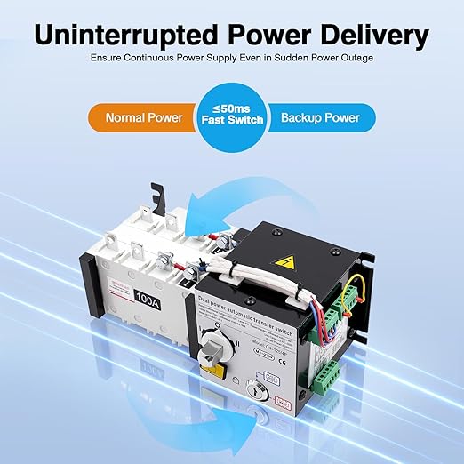 Automatic Transfer Switch Dual Power Automatic Transfer Switch Auto Generator Changeover Switch Manual Transfer Switch Dual Power Toggle Controller Dual Power Transfer Switch Tool