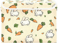Light Yellow Rabbit Carrot Easter Storage Box with Lid 1 PC Foldable Storage Bin with Lids Stackable Storage Bins Cube Closet Organizer Basket with Flip-Top Lid &amp Handles for Shoes Books Towels