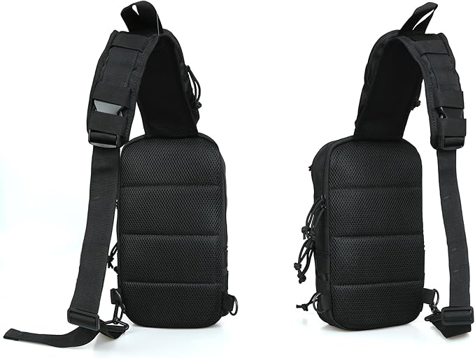 Sling Backpak Tactical Chest Pistol Bag Shoulder Bags Crossbody Sling Backpack Holster Bag for Concealed Carry