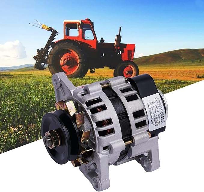 2000W PMA Permanent Magnet Generator DC Brushless Low Rpm Alternator Double Wheel Generator Agriculture (12V/ Double Wheel)