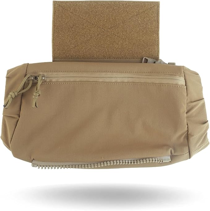 2 in 1 Handwarmer &amp Tactical Drop Pouch/Waist Bag. Plate Carrier Vest Chest Rig Hook Loop Dangler or 26-52 in Buckle Strap EDC Fanny Pack Muff for Winter Outdoor/Camping/Hunting/Football/Fishing