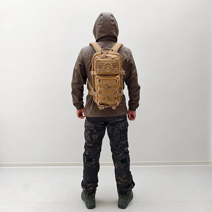 Military Tactical Backpack for Men Army 1 Day Assault Pack Molle Bag Bug Out Bag 26L