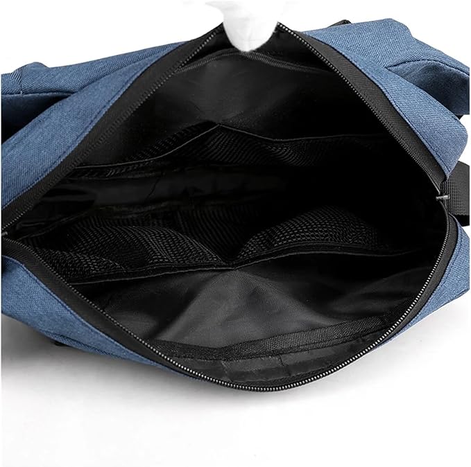 Nylon Panelled Waist Packs 2025 New Brand Unisex Chest Pack Casual Outdoor Travel Crossbody Bag(Blue)